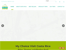 Tablet Screenshot of costaricagreenadventures.com